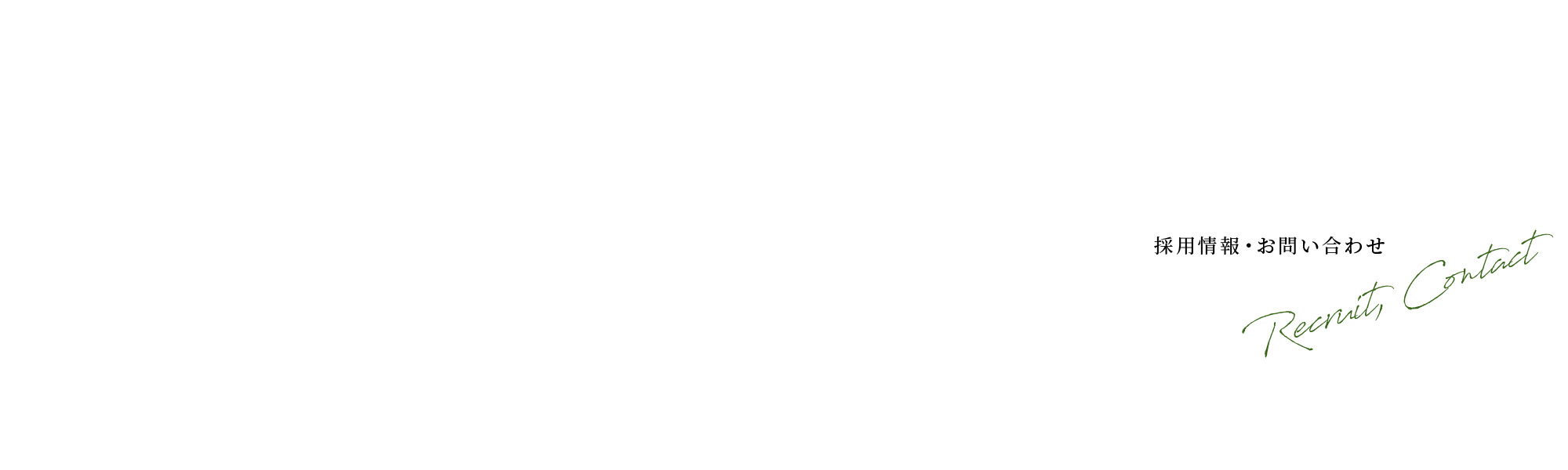 採用情報・お問い合わせ